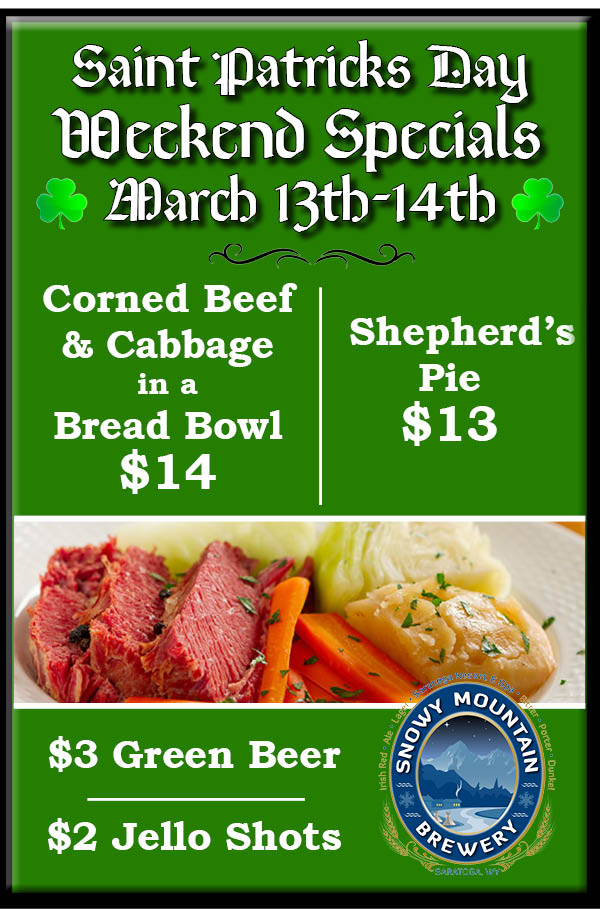 Join Saratoga Resort and Spa For a St Patrick's Day Celebration!