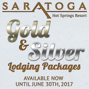 Gold & Silver Lodging Packages Now Available at Saratoga Hot Springs Resort