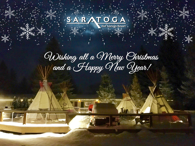 Happy Holidays and Happy New Year from Saratoga!
