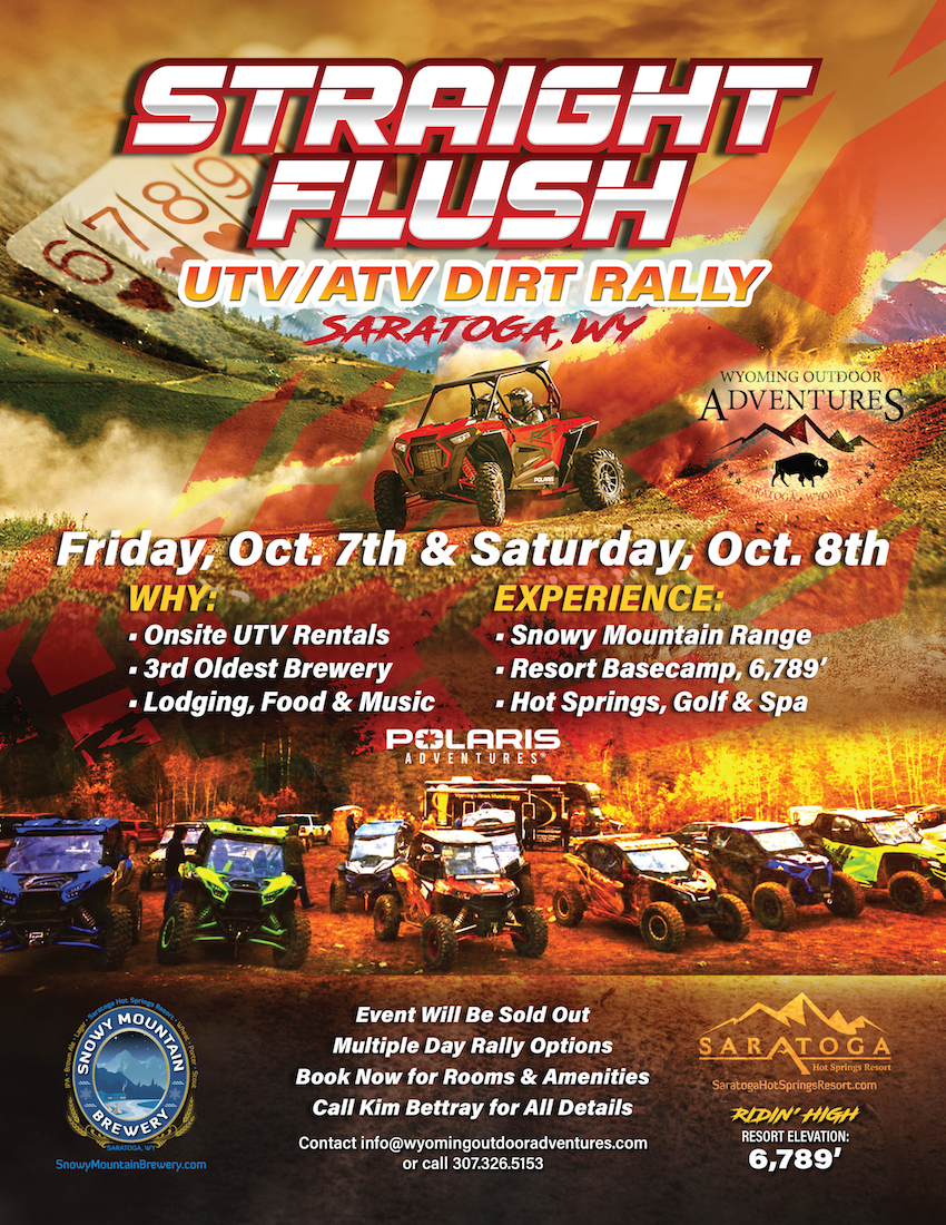 UTV/ATV Straight Flush Dirt Rally