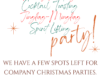 Need Help Hosting A Company Christmas Party?