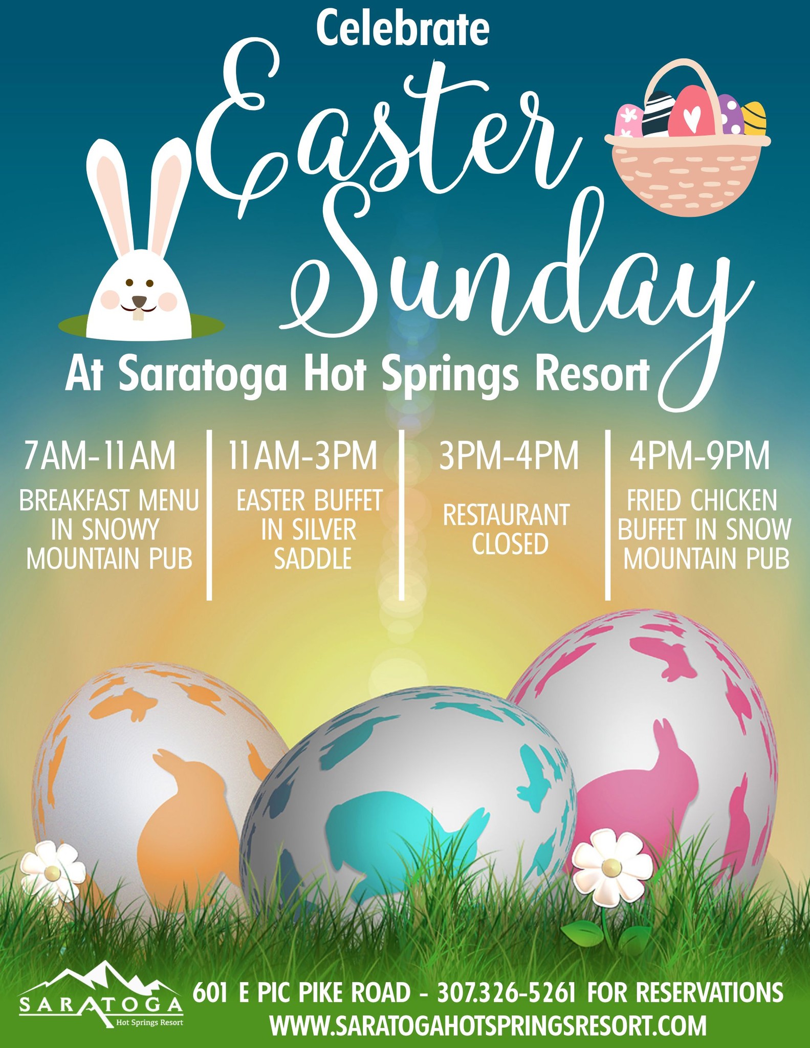 Join Us Easter Weekend For Brunch and Dinner!
